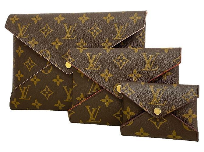 Louis Vuitton Monogram Pochette Kirigami Tasche/Etui Braun