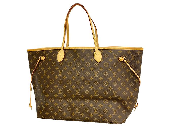 Sac cabas Louis Vuitton Monogram Neverfull GM Marron