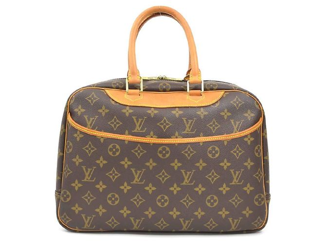 Sac à main Louis Vuitton Monogram Deauville Marron Monogramme