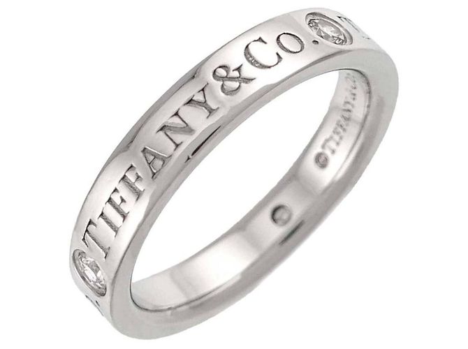 Autre Marque Tiffany & Co. Platin-Ehering mit Diamanten