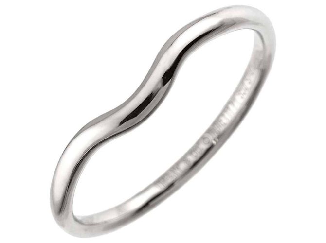 Autre Marque Tiffany & Co. Curved Band 2 Ring aus Platin