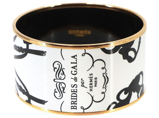 Hermès Pulsera Rígida Hermes HERMES Email TGM Negro Blanco