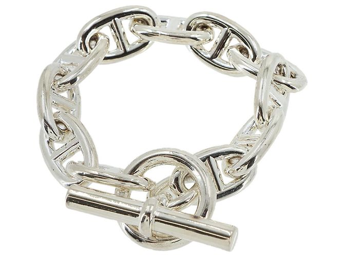 Hermès Bracciale Hermes Chaine d'Ancre GM Silver Argento