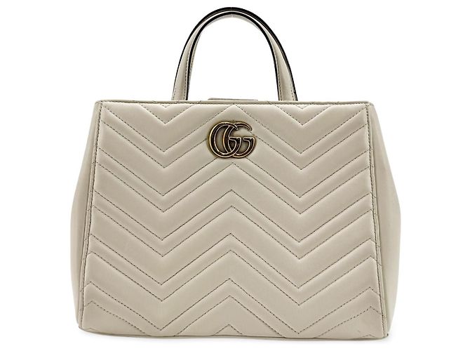 Gucci GG Marmont Matelasse Leather Small Bege