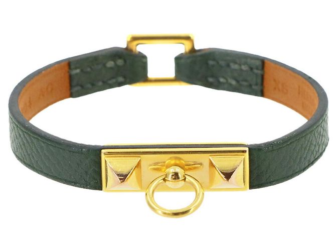 Hermès Bracelete Hermes Rivale Mini Verde