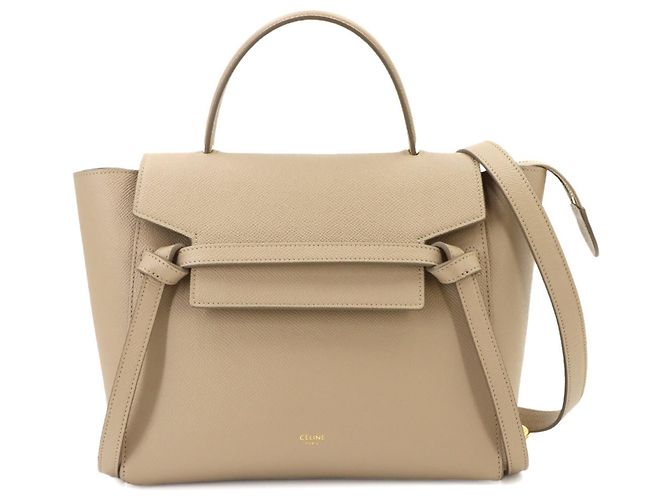 Céline Sac à main Celine Belt Bag Micro Beige