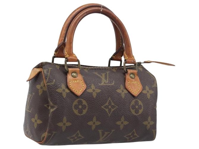 Louis Vuitton Speedy Mini HL Monogram Canvas Marrone