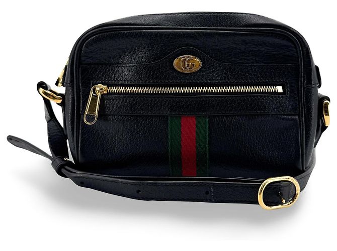 Sac Gucci Ophidia en cuir noir