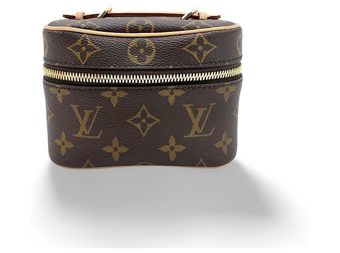 Louis Vuitton Nice Vanity Case Monogram Canvas Nano Marrom