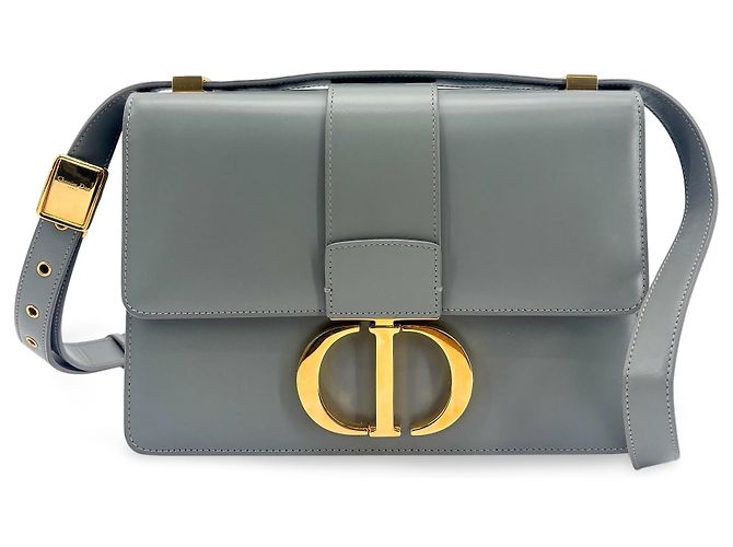 Christian Dior 30 Montaigne Box Leather Marrom