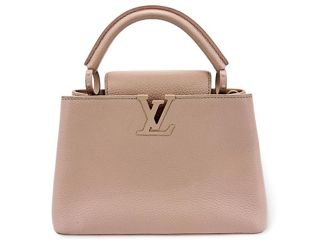 Louis Vuitton Flower Chain Capucines Leather BB Bege
