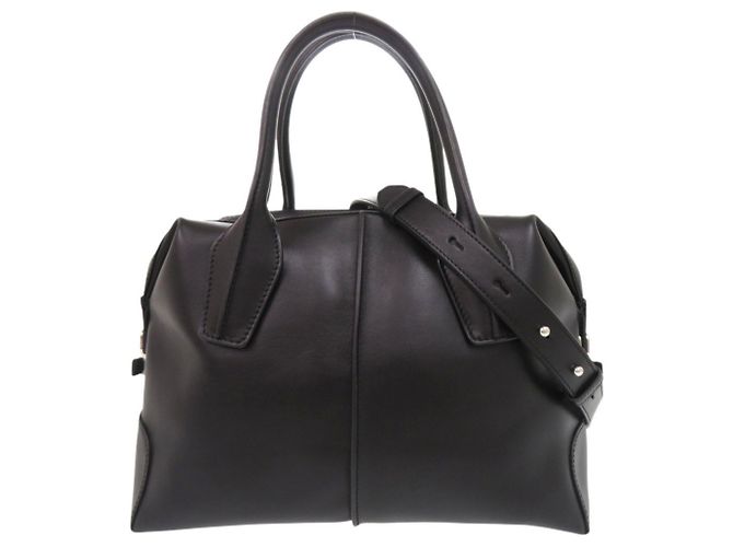 Borsa a mano Tod's D-Styling in pelle nera Nero