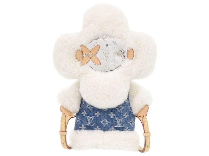 Louis Vuitton Vivienne Backpack in Monogram Denim White Blue