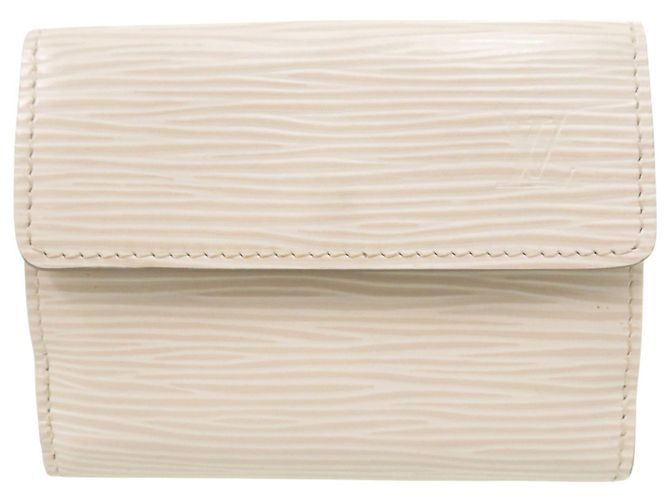 Louis Vuitton Ludlow Epi Münzbeutel Weiß