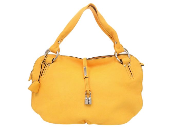 Céline Sac à main Celine Bittersweet en cuir Jaune