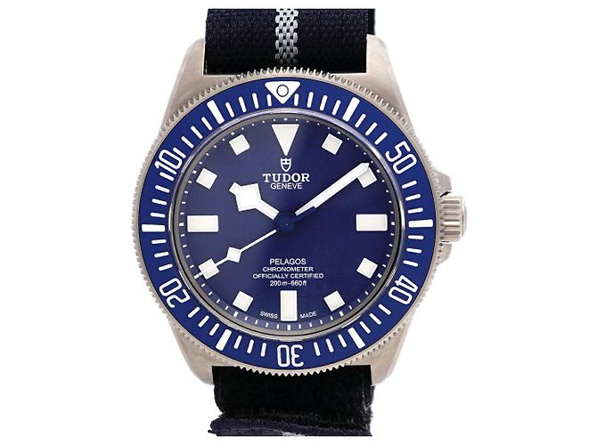 Autre Marque Orologio da uomo Tudor Pelagos FXD 25707B 25 Quadrante Blu
