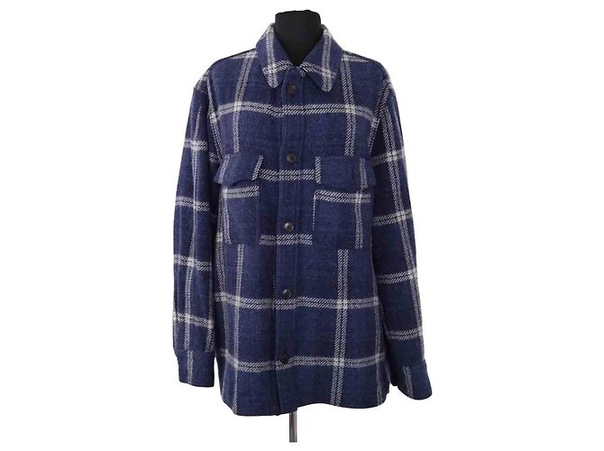 Giacca in lana blu Isabel Marant Uomo L