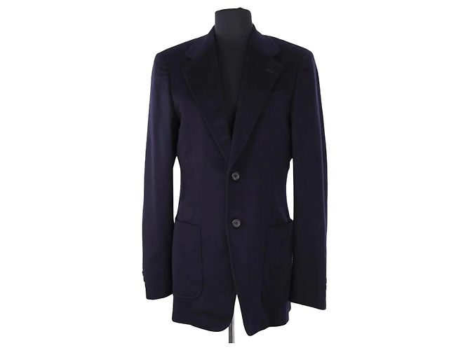 Prada Navy Blue Cashmere Jacket
