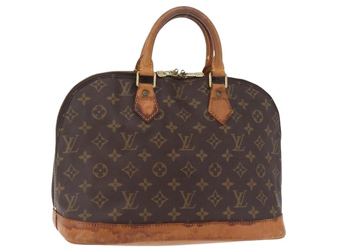 LOUIS VUITTON Monogram Alma Handtasche M51130 LV Auth ka6371 Monogramm
