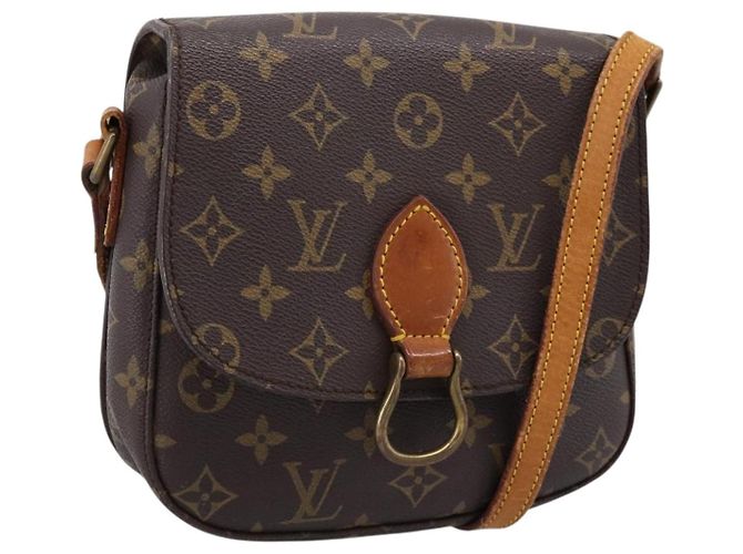 LOUIS VUITTON Monogram Saint Cloud MM Shoulder Bag M51243 LV Auth ep15973 Monograma