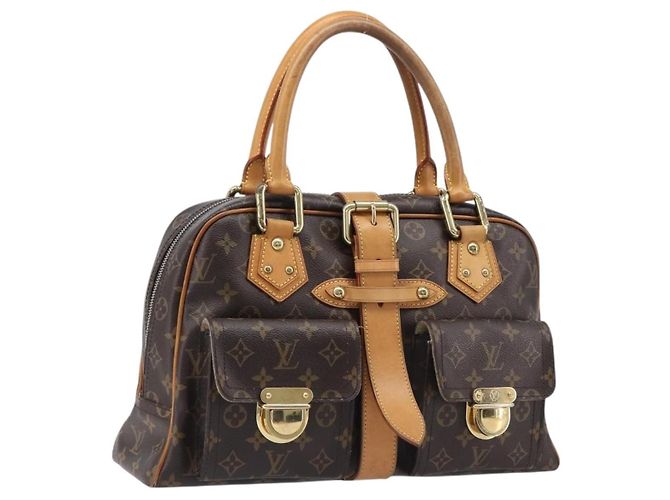Bolsa de mão LOUIS VUITTON Monogram Manhattan GM M40025 LV Auth ep16246 Monograma