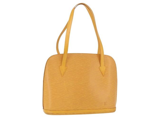 Borsa a tracolla LOUIS VUITTON Epi Lussac Gialla M52289 LV Auth ka6366 Giallo