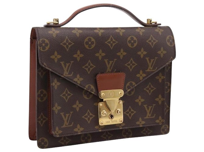 LOUIS VUITTON Monogram Monceau26 Handtasche M51187 LV Auth ep15920 Monogramm