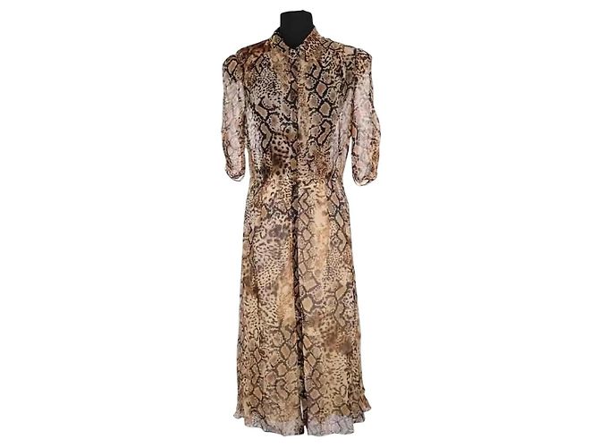 Ba&Sh Kleid aus Viskose Braun L