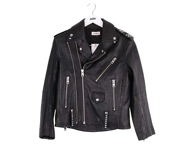 Zadig & Voltaire Lederjacke Schwarz XS