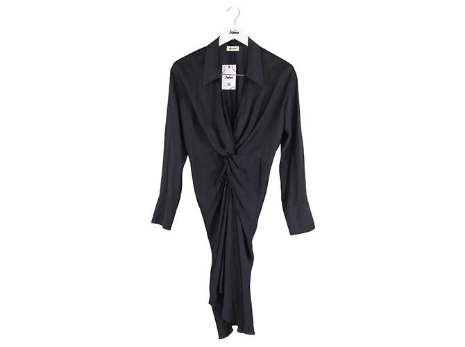 Zadig & Voltaire Rozo Satin Kleid schwarz