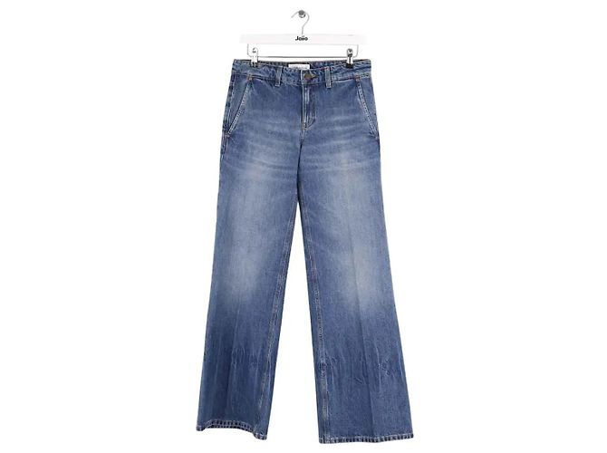 Vaqueros Wide Leg Victoria Beckham Azules Algodón