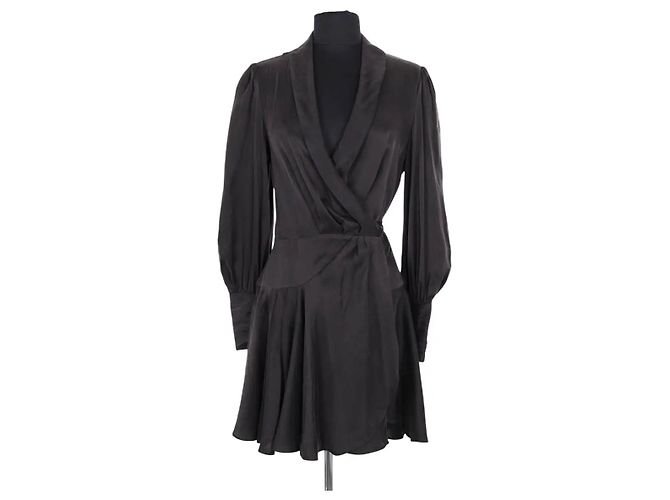 Zimmermann Kleid aus schwarzer Seide