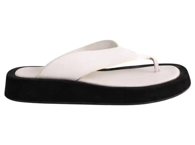 Sandali The Row in pelle bianca Bianco