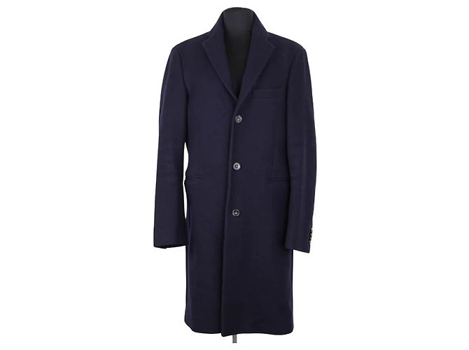 Abrigo de lana azul Acne Studios Hombre