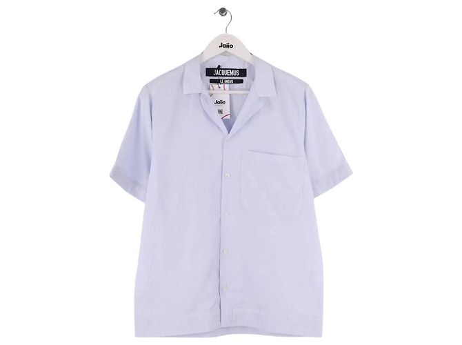 Camisa Jacquemus Le Gadjo azul de algodón