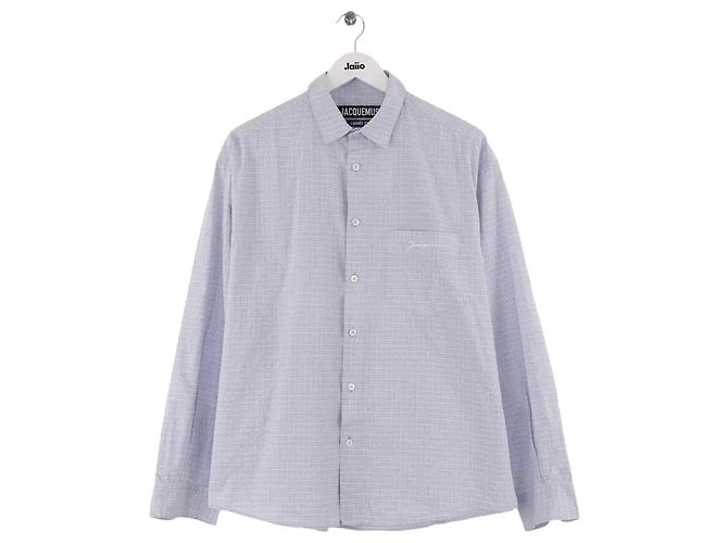 Camicia Jacquemus blu in cotone Uomo M