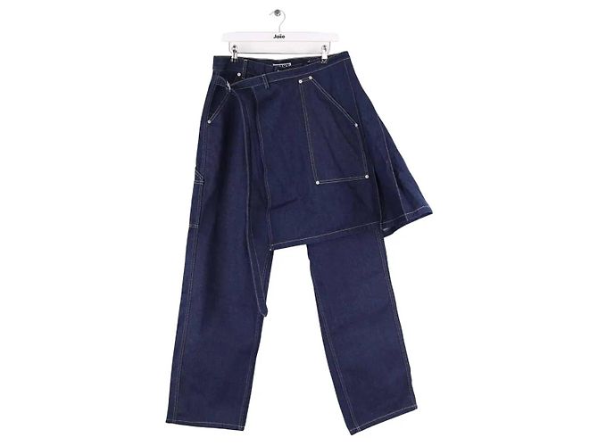 Autre Marque Pantaloni Apron dritti blu