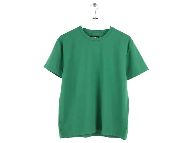 Camiseta verde de viscosa Raf Simons