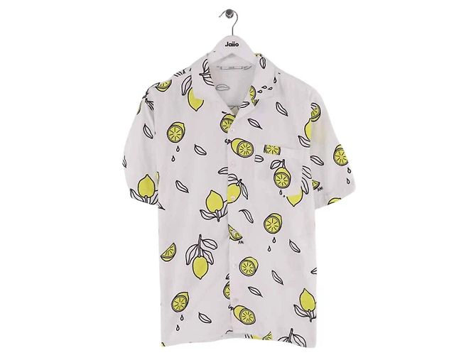 Camisa Ami de algodón blanca M Blanco