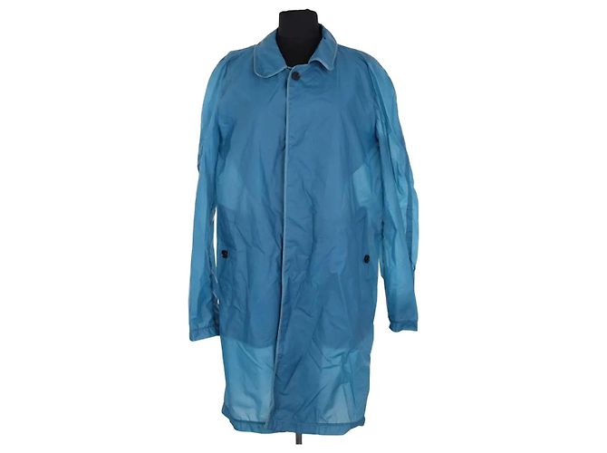 Parka azul Burberry