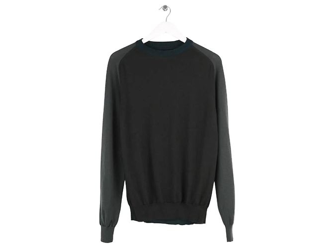 Maison Martin Margiela Grüner Wollpullover