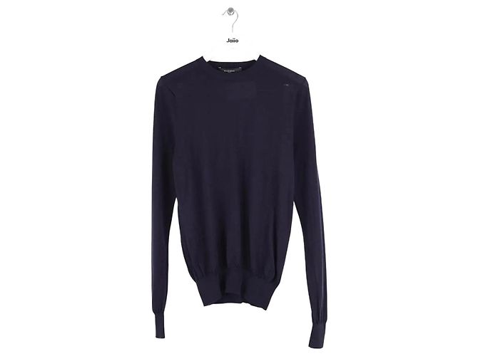 Givenchy Navy Blue Wool Sweater