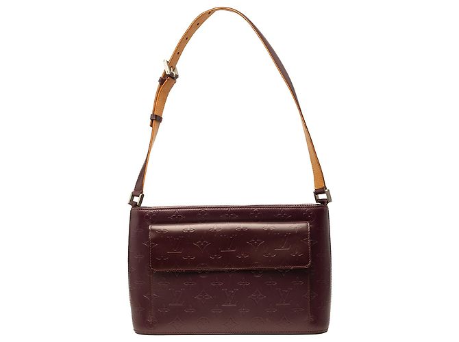 Borsa a tracolla Louis Vuitton Monogram Mat Alston rossa Rosso