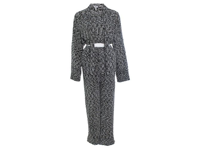 Loewe, conjunto twin set em malha lurex Multicor