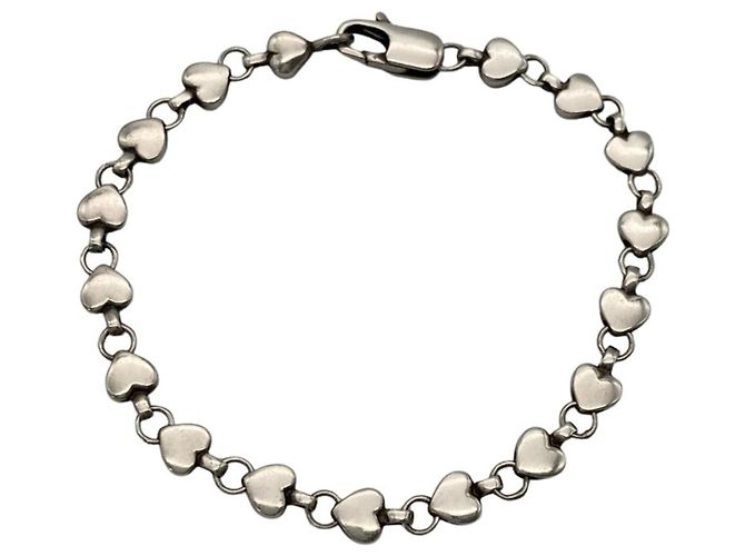 Autre Marque Bracciale con ciondolo cuore Puff di Tiffany & Co. Argento