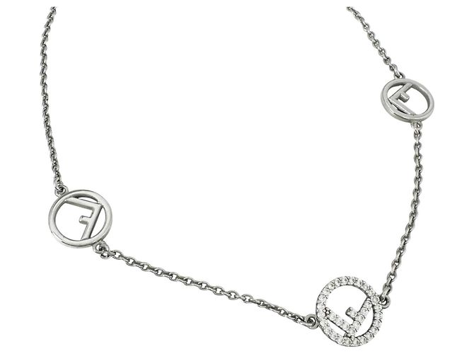 Collar Fendi 1A4220 Plata