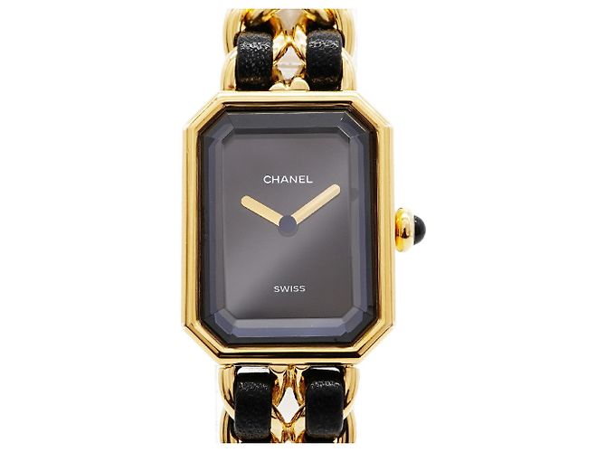 Orologio da donna Chanel Première M H0001 Quadrante nero