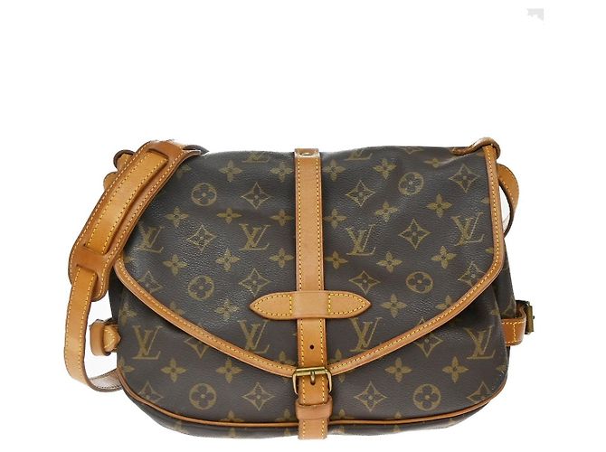 Louis Vuitton Saumur Monogram Canvas 30 Marrom