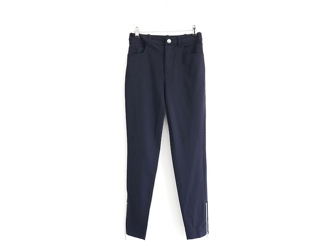 Louis Vuitton dunkelblaue Zip Ankle Hose