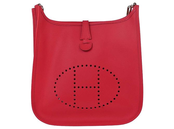 Hermès Borsa Hermes Evelyne Gen III Epsom PM Rosso